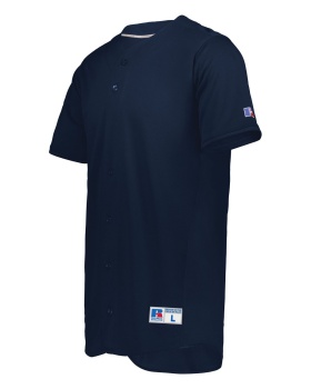 'Russell Athletic 235JMB Youth five tool full button front baseball jersey'