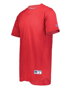 'Russell Athletic 235JMM Five tool full button front baseball jersey'