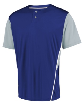 'Russell Athletic 3R6X2M Men's Performance Two Button Color Block Jersey'