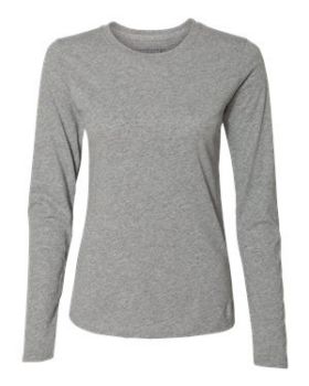 Russell Athletic 64LTTX Women's Essential Long Sleeve 60/40 Performance  ...