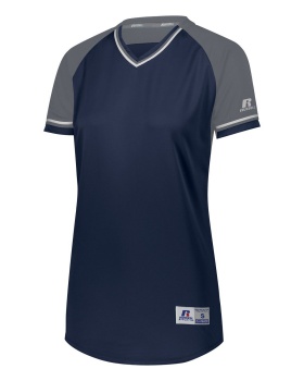 'Russell Athletic R01X3X Ladies classic v neck jersey'