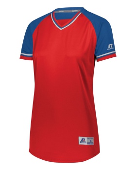 'Russell Athletic R01X3X Ladies classic v neck jersey'