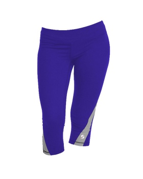 Soffe 1186V Women's Dri Color Block Capri