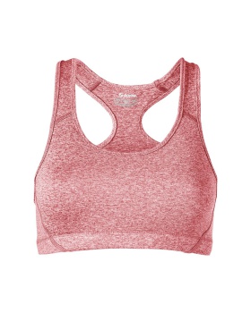 Soffe 1227V Dri Women's Team Heather Sports Bra