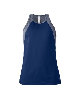 'Soffe 1504V Womens High Neck Track Tank'