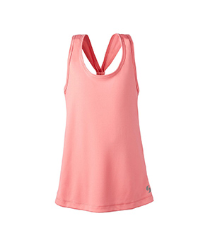 Soffe 1511G Grls knotted racerback tank