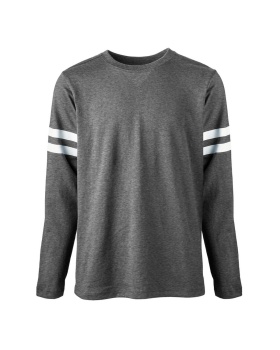 'Soffe 1840B Youth Striped Sleeve Tee'