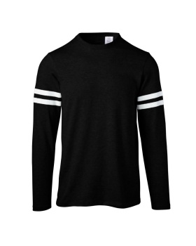 'Soffe 1840M Men's Adult Striped Sleeve Tee'