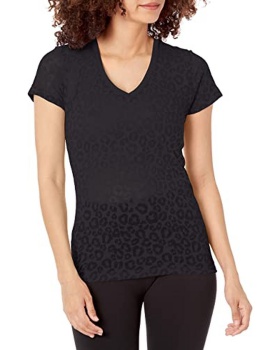 'Soffe 2653V Women's JUNIORS Burn Out V T-Shirt'