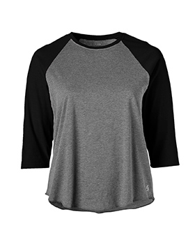 'Soffe 3050C Women's Curves Baseball Tee'