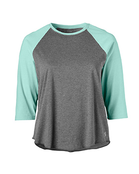 'Soffe 3050C Women's Curves Baseball Tee'