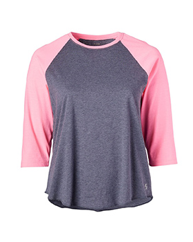 'Soffe 3050C Women's Curves Baseball Tee'