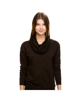 Soffe 5354V Jrs french terry cowl neck