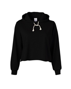 'Soffe 5639C Curves Throwback Crop Hoodie'