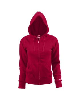 'Soffe 7577V Jr rugby zip hood cttnply'