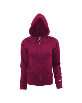 'Soffe 7577V Jr rugby zip hood cttnply'