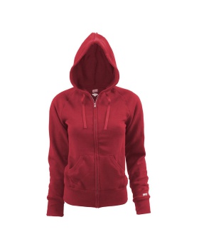 'Soffe 7577V Jr rugby zip hood cttnply'