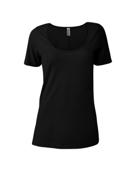 'Soffe P504CS Women's CVC SS Scoop Neck'