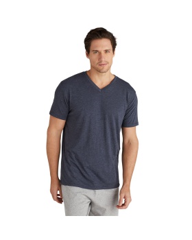 'Soffe P602TS Mens tri blend ss v neck tee'