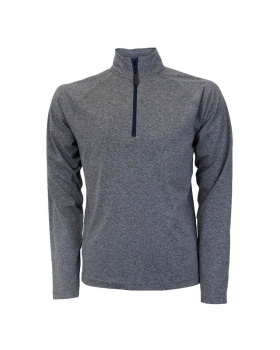 'Soffe S2995MP Men's Melange Quarter Zip Pullover'