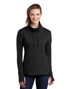 'Sport-Tek LST280 Women's Sport-Tek Ladies Triumph Cowl Neck Pullover'