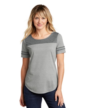 'Sport Tek LST403 Sport Tek  Ladies Posicharge  Tri Blend Wicking Fan Tee.'