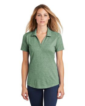 'Sport-Tek LST405 Ladies PosiCharge TriBlend Wicking Polo'