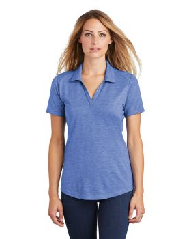 'Sport-Tek LST405 Ladies PosiCharge TriBlend Wicking Polo'