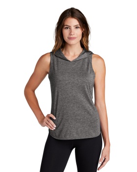 'Sport-Tek LST410 Women's Sport-Tek Ladies PosiCharge Tri-Blend Wicking Draft Hoodie Tank'