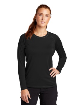 'Sport Tek LST470LS Sport Tek  Ladies Long Sleeve Rashguard Tee.'