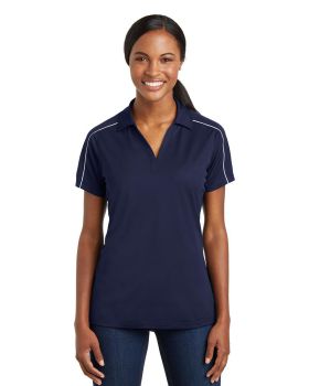 'Sport Tek LST653 Ladies Micropique Sport-Wick Piped Polo'