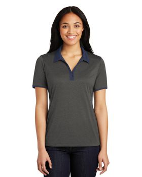 'Sport-Tek LST667 Ladies' Heather Contender Contrast Polo'