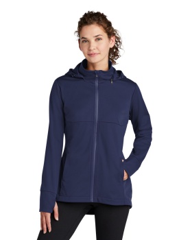 'Sport-Tek LST980 Women's Sport-Tek Ladies Hooded Soft Shell Jacket'