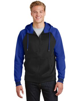 'Sport Tek ST236 Sport-Wick Varsity Fleece Full-Zip Hooded Jacket'