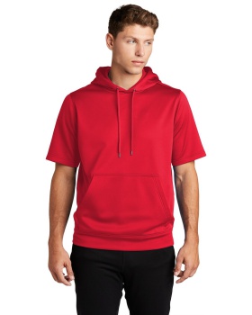 'Sport Tek ST251 Sport Tek  Sport Wick  Fleece Short Sleeve Hooded Pullover.'