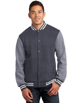 'Sport Tek ST270 Men's Fleece Letterman Jacket'