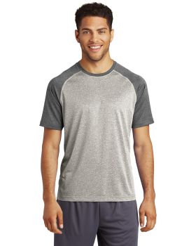 'Sport-Tek ST362 Men's HeatherOnHeather Contender Tee'