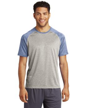 'Sport-Tek ST362 Men's HeatherOnHeather Contender Tee'