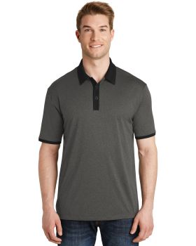 'Sport-Tek ST667 Heather Contender Contrast Polo'