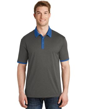 'Sport-Tek ST667 Men's Heather Contender Contrast Polo'