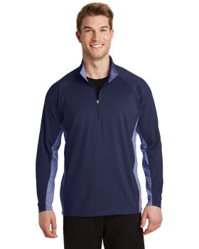 'Sport-Tek ST854 SportWick Stretch Contrast 1/2 Zip Pullover'