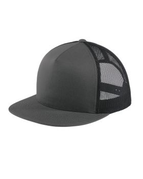 'Sport-Tek STC38 Yupoong 5Panel Classic Trucker Mesh Back Cap'