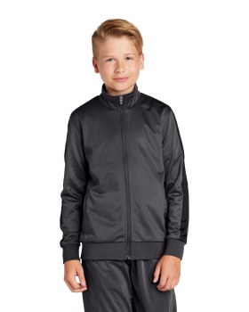 'Sport Tek YST94 Sport Tek  Youth Tricot Track Jacket.'