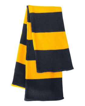 'Sportsman SP02 Rugby Striped Knit Scarf'