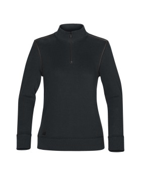 'FBR-2W W's Hanford 1/4 Zip Mock Neck'