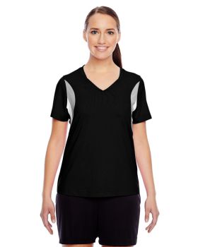 Team 365 TT10W Women's Short-Sleeve V-Neck All Sport Jersey T-Shirt