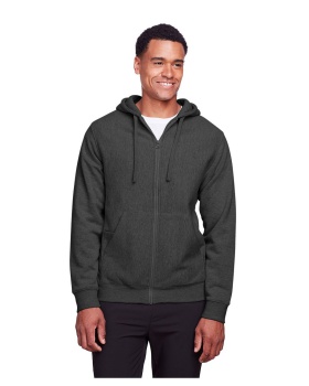 'Team 365 TT95 Adult Zone Hydrosport Heavyweight Full Zip Hooded Sweatshirt'