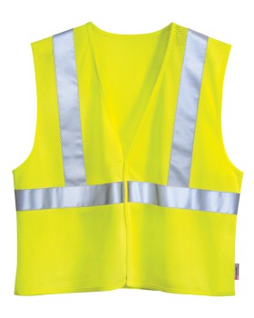 Tri-Mountain 8430 Polyester safety vest. ANSI Class 2.