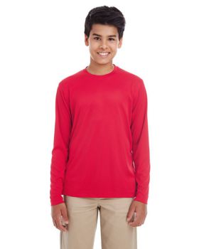 'UltraClub 8622Y Youth Cool & Dry Performance Long-Sleeve Top'