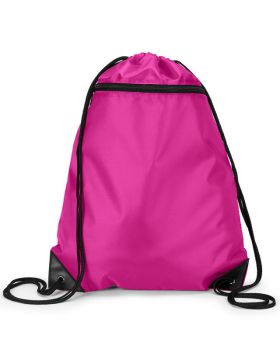 UltraClub 8888 Zipper Drawstring Backpack
